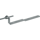 DEHN - Staffa portafilo per tetti Dehnquickfe/TZN. Supporto resistente e affidabile per l'installazione di antenne e parabole. Facile da montare e adatto a diverse tipologie di tetto.