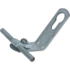 DEHN - Staffa portafilo per tetti ondulati, ideale per fissare in modo sicuro e stabile il tuo portafilo su tetti ondulati.