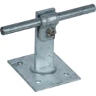 DEHN - Staffa portafilo per tetti Dehnquickfe/TZN. Supporto resistente e affidabile per l'installazione di antenne e parabole. Facile da montare e adatto a diverse tipologie di tetto.