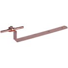 DEHN - Staffa portafilo per tetti Dehnquick CU. Ideale per installazioni rapide e sicure. Adatta a diverse tipologie di tetti. Facile da montare e resistente alle intemperie.