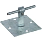 DEHN - Staffa portafilo per tetti Dehnquickfe/TZN. Supporto resistente e affidabile per l'installazione di antenne e parabole. Facile da montare e adatto a diverse tipologie di tetto.