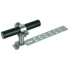 DEHN - Staffa portafilo per tetti per conduttura HVI D 20-23mm con staffa L 205mm INOX X tetto.
