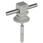 DEHN - Staffa portafilo per tetti DEHNsnap H 16mm grigia per Td 8mm con vite per legno e tassello 8mm STAFFA PORTAF.X TETTI DEHNSNAPH16MM GRI.