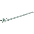 DEHN - Staffa portafoglio per tetti Unisnap in acciaio inox e polimeri.