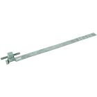 DEHN - Staffa portafoglio per tetti Unisnap in acciaio inox e polimeri.