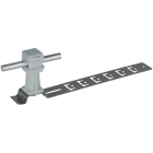 DEHN - Staffa portafoglio per tetti Unisnap in acciaio inox e polimeri.