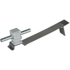 DEHN - Staffa portafoglio per tetti Flexi Snap in acciaio inossidabile / grigio.
