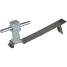 DEHN - Staffa portafoglio per tetti Flexi Snap in acciaio inossidabile / grigio.