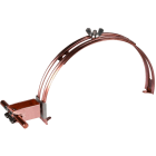 DEHN - Staffa portafoglietti Spanngrip niro/galvu per un'installazione sicura e resistente.