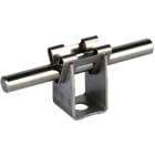 DEHN - Staffa portafilo DEHNgrip INOX per TD 8mm H 20mm con foro di fissaggio 7,8mm. 207009