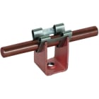 DEHN - Staffa portafilo DEHNgrip Cu per TD 8mm H 20mm con foro di fissaggio M6.