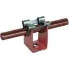 DEHN - Staffa portafilo DEHNgrip Cu per TD 8mm H 20mm con foro di fissaggio M6.