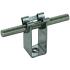 DEHN - Staffa portafilo DEHNgrip INOX per TD 8mm H 32mm con foro di fissaggio M6.