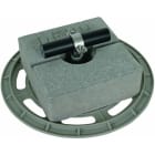 DEHN - Staffa portaf.x tetti con piastra base per installazioni sicure e stabili.