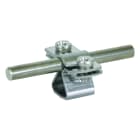 DEHN - Staffa portafilo in acciaio inossidabile con filetto interno M8 per tondo da 8-10 mm.
