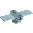 DEHN - Staffa portafilo con cavallotto in acciaio inossidabile per tubi da 16mm e per pannelli da 30mm in ferro/zinco con filetto interno M8.