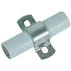 DEHN - Morsetto a cavalotto per conduttura HVI D 20mm con asole 6,5x8mm inox per un'installazione sicura e affidabile.