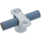 DEHN - Staffa portafilo PA grigio per conduttura HVI/CUI D 20mm con rivestimento D 30mm e IG M8 XHVI-/CUI.