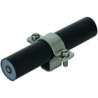 DEHN - Staffa portafilo per conduttura HVI-power D 27-30mm con asola 10x5,5mm inox x conduttura HVI-power.