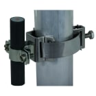 DEHN - Staffa portafilo per conduttura HVI INOX D 20-23mm con fascetta D 50-300mm e staffa portafilo per conduttura HVI INOX.