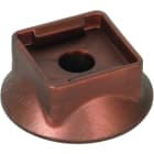 DEHN - Zoccolo in PA marrone H 10mm D 35mm per staffa portafilo e portaasta.