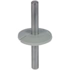 DEHN - Anello di protezione contro stillicidio PA grigio fessurato D 37mm H 4,7mm foro 7,5mm PGRIG.