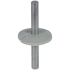 DEHN - Anello di protezione contro stillicidio PA grigio fessurato D 37mm H 4,7mm foro 7,5mm PGRIG.