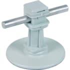 DEHN - Staffa portafilo per tetti DehnSnap H 36mm grigia con base adesiva D 67mm per Td 8mm x tetti. 297110