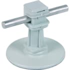 DEHN - Staffa portafilo per tetti DEHNsnap H 36mm grigia con base adesiva D 67mm per Td 8mm X TETTI DEHNSNAP H 36MM.