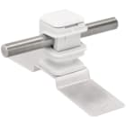 DEHN - Staffa portafilo per tetti Dehn Snap H 16mm grigia con base adesiva modellabile per Td 8mm.