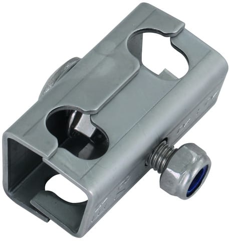 DEHN - Morsetto PA 70 mm² per passerelle portacavi in acciaio inossidabile AISI304 M6, PAK 70 M6 con connettore a vite.