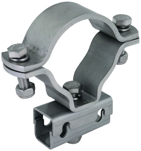 DEHN - Collare per tubi PA DN50 in acciaio inossidabile 1.4301 - AISI 304 SBD 60 PAK 35 ER.