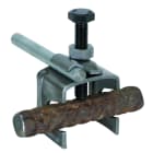 DEHN - Morsetto di collegamento per TD6-22/PT 40mm Fe/Nero con cavallotto a comp. per TD 6-10mm.