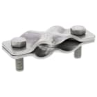 DEHN - SVP-Klemme Niro (V4A) f. Rd 8-10/8-10mm - Rd 8-10/Fl 30mm -Fl 30/30mm o. Zwischenpl MORSETTO SV INOX D8-10/8-10 MM.
