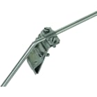 DEHN - Morsetto per grondaia con ribordatura in acciaio inox.