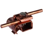 DEHN - Morsetto per grondaia con ribordatura in rame.