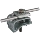 DEHN - Morsetto per grondaia con ribordatura femmina.