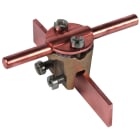 DEHN - Morsetto scanalato in bronzo con cavallo.