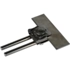 DEHN - Morsetto scanalato in acciaio inox con cavalettiera.