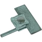 DEHN - Morsetto scanalato in ferro/zinco con cavaliere.