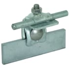 DEHN - Morsetto scanalato in ferro/zinco con cavalli.