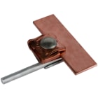 DEHN - Morsetto scanalato bimetallico FE/TZN-CU per fissaggi sicuri e affidabili.