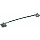 DEHN - Corda di ponticellamento in rame 16 mm² lunghezza 400 mm con 2 morsetti scanalati da 0,7 a 10 mm in acciaio inossidabile.