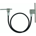 DEHN - Set collegamento impianto corda 16mm² L 1000mm Cu con ganascia D 8mm INOX per Td 6-10mm e Set di collegamento impianto corda 16mm.