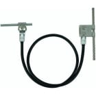 DEHN - Set collegamento impianto corda 16mm² L 1000mm Cu con ganascia D 8mm INOX per Td 6-10mm e Set di collegamento impianto corda 16mm.