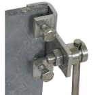 DEHN - Morsetto di connessione in acciaio inossidabile orrizzontale.