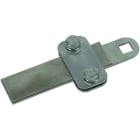 DEHN - Morsetto in acciaio inox 200kA per PT 30x4mm, adatto a quadri con D 11mm. 380209