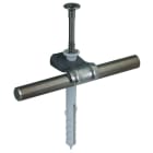 DEHN - Staffa portafilo DEHNQUICK INOX con tassello a chiodo 6x60mm per Td 6-10mm TASSELLO.