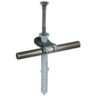 DEHN - Staffa portafilo DEHNQUICK INOX con tassello a chiodo 8x80mm per TD 6-10mm TASSELLO.