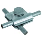 DEHN - Morsetto MV Fe/tZn per TD 8-10mm con vite esagonale e groviera.